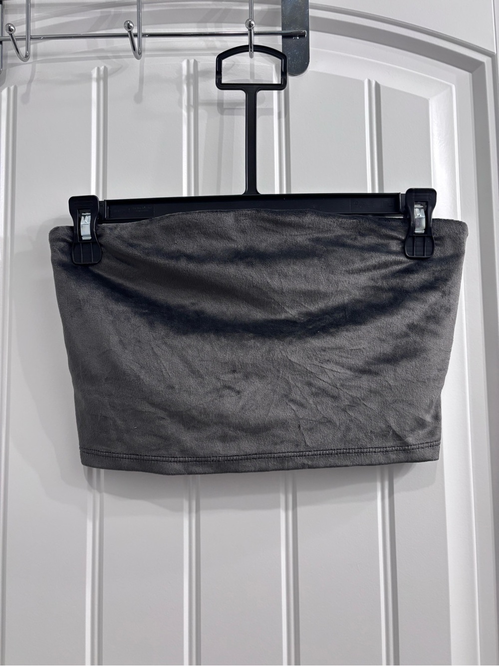 Stretch Gray Mini Tube Top